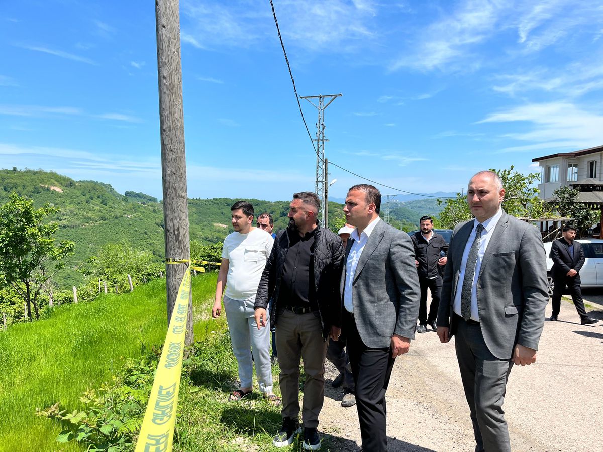 Ordu’da Heyelan Olayı Kameralara Yansıdı